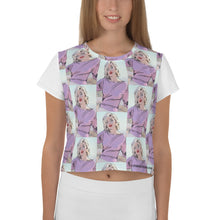 Load image into Gallery viewer, Marilyn Ah Ha! All-Over Print Crop Tee