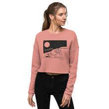 Load image into Gallery viewer, Marilyn Monroe Mulholland Moonlighting Pop Art Crop Top Sweatshirt