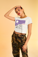 Load image into Gallery viewer, Marilyn Mulholland Moonlighting Women’s Crop Tee