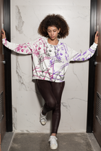 Load image into Gallery viewer, Marilyn Neon Pop Art Sketch Unisex Sweatshirt