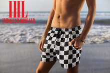 Load image into Gallery viewer, Marilyn Monroe Checkered Emoji Sport Shorts