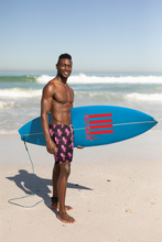 Load image into Gallery viewer, INHOLLYWOODLAND Men's Neon Flamingo Emoji Luxury Shorts