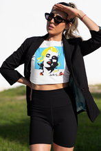 Load image into Gallery viewer, Marilyn Aqua Days Crop Tee