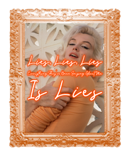 Load image into Gallery viewer, Marilyn Lies, Lies, Lies All-Over Print Crop Tee