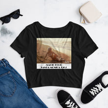 Load image into Gallery viewer, Marilyn Monroe "Santa Monica 1962 Magic Hour" Women’s Crop Tee