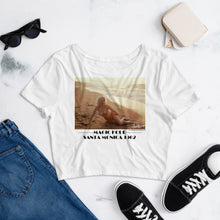 Load image into Gallery viewer, Marilyn Monroe "Santa Monica 1962 Magic Hour" Women’s Crop Tee