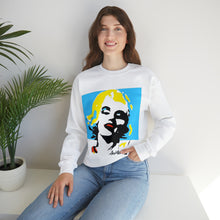 Load image into Gallery viewer, Marilyn Monroe Pop Art Graphic Sweatshirt, Retro Art, Tiffany Blue, Womens Sweater, Retro Fashion, Sweater Weather, Autumn Sweatshirt
