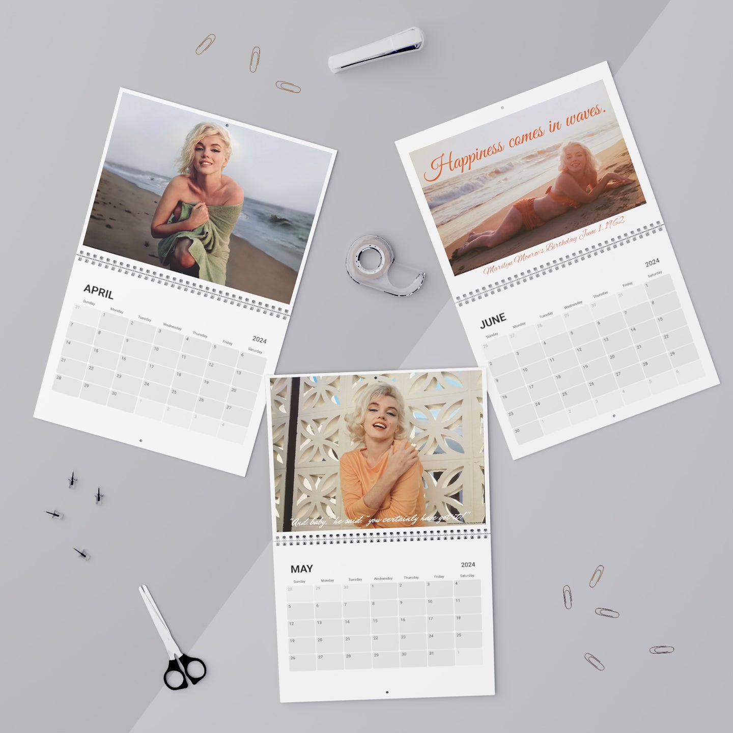 The Marilyn Monroe 2024 Calendar