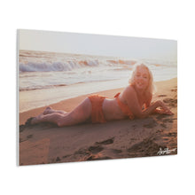 Load image into Gallery viewer, Marilyn Monroe Happiness Comes In Waves Canvas Gallery Wraps
