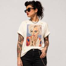 Load image into Gallery viewer, Marilyn Monroe Pop Art Paint Splatter T-Shirt
