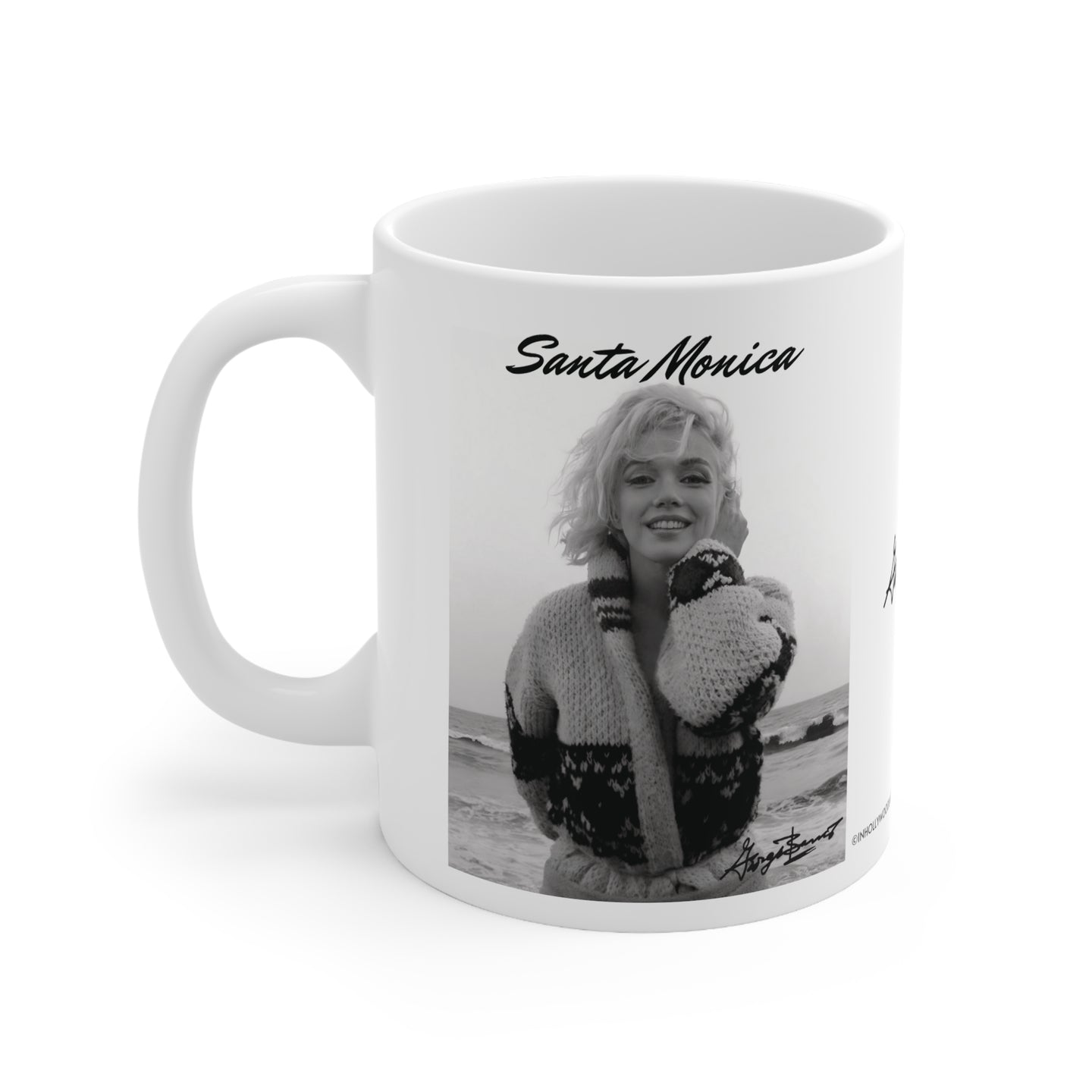 Marilyn Monroe Golden Sands and Endless Beauty Ceramic Mug 11oz