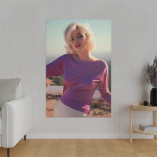 Load image into Gallery viewer, Marilyn Monroe All Yours Canvas Print By George Barris
