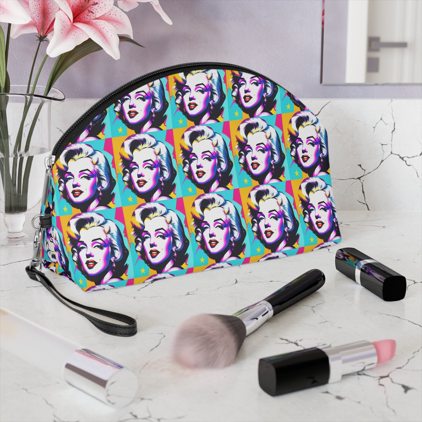 Marilyn Monroe Pop Art Makeup Bag