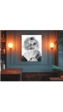 Load image into Gallery viewer, Marilyn Monroe Money Talks Retro Pop Art Canvas Print
