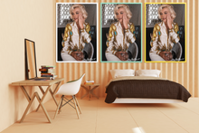 Load image into Gallery viewer, Marilyn Monroe Hollywood Hills By George Barris Limited Edition Colored Frame Posters
