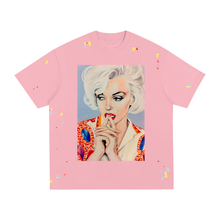 Load image into Gallery viewer, Marilyn Monroe Pop Art Paint Splatter T-Shirt
