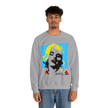 Load image into Gallery viewer, Marilyn Monroe Pop Art Graphic Sweatshirt, Retro Art, Tiffany Blue, Womens Sweater, Retro Fashion, Sweater Weather, Autumn Sweatshirt
