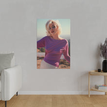 Load image into Gallery viewer, Marilyn Monroe All Yours Canvas Print By George Barris
