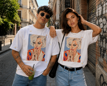 Load image into Gallery viewer, Marilyn Monroe Pop Art Paint Splatter T-Shirt
