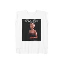 Load image into Gallery viewer, Marilyn Monroe Baby Girl Women&#39;s Flowy Rolled Cuffs Tee
