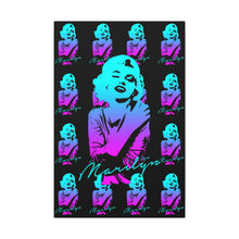 Load image into Gallery viewer, Marilyn Monroe Gradient Pop Art Canvas Print
