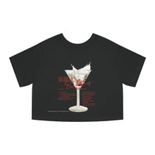 Load image into Gallery viewer, Marilyn Monroe Bubbly In Hand And The World At My Feet Crop Top Shirt

