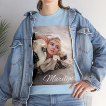 Load image into Gallery viewer, Vintage Marilyn Monroe Retro Santa Monica Beach Unisex Heavy Cotton T-Shirt
