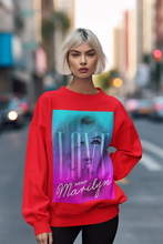Load image into Gallery viewer, Marilyn Monroe Love Unisex Crewneck Sweatshirt
