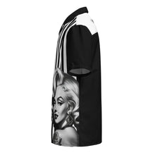 Load image into Gallery viewer, Marilyn Monroe Retro Pinstripe Button Up
