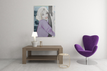 Load image into Gallery viewer, Marilyn Monroe &quot;Lavender&quot; Art Deco Pop Art Canvas Gallery Wrap
