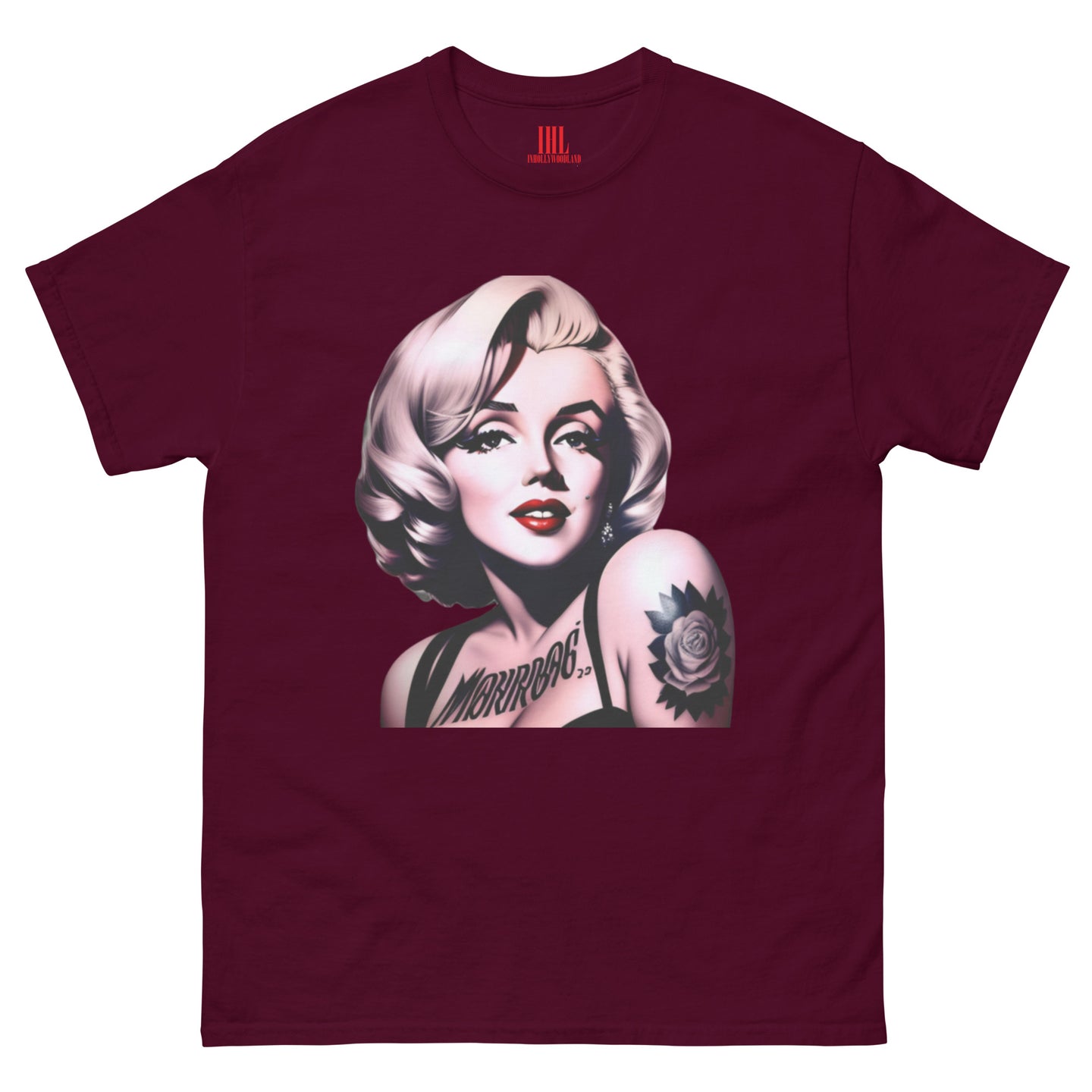 Marilyn Roses Tattooed T-Shirt