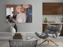 Load image into Gallery viewer, Marilyn Monroe Champagne Please Canvas Print
