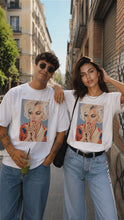 Load and play video in Gallery viewer, Marilyn Monroe Pop Art Paint Splatter T-Shirt
