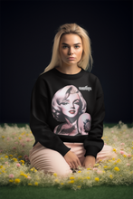 Load image into Gallery viewer, Marilyn Roses Tattooed Sweatshirt
