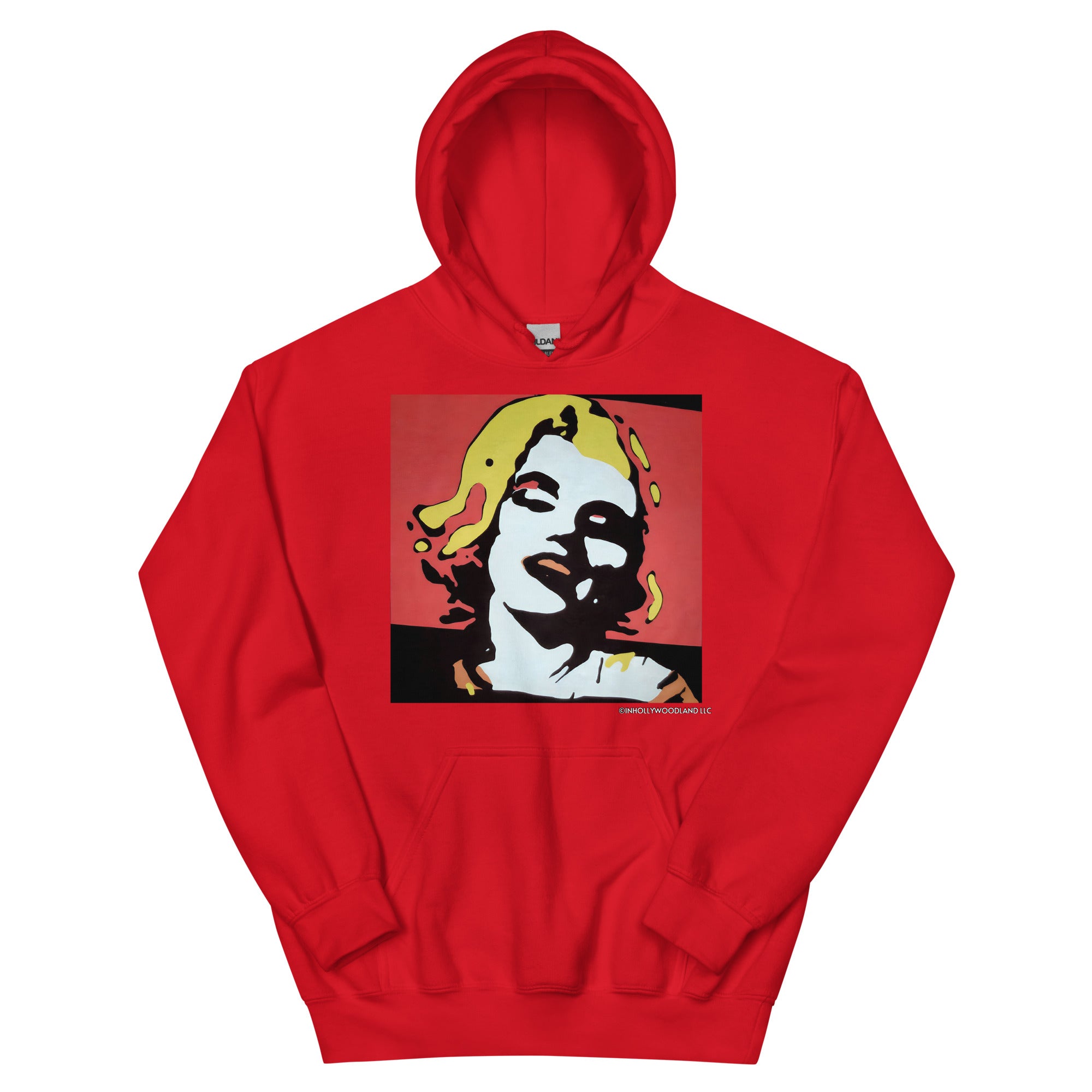 Red marilyn monroe hot sale hoodie