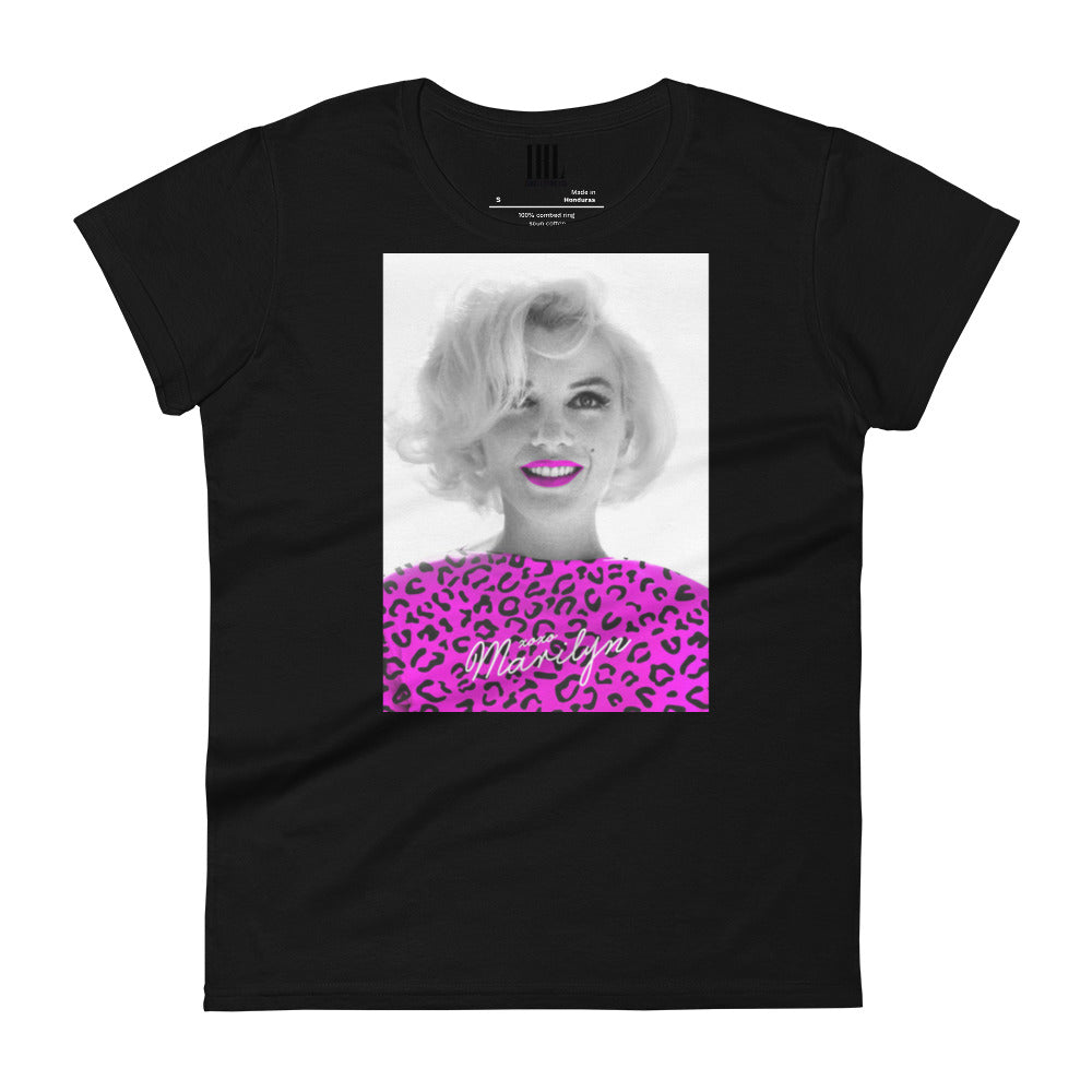 Marilyn Pink Leopard Women's short sleeve t-shirt