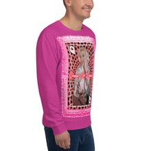 Load image into Gallery viewer, Norma Jeane Queen Of Queens In A Luxurious Pop Art Frame Unisex Sweater
