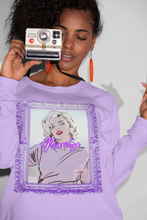 Load image into Gallery viewer, Marilyn Lavender Hugs Unisex Sweatshirt
