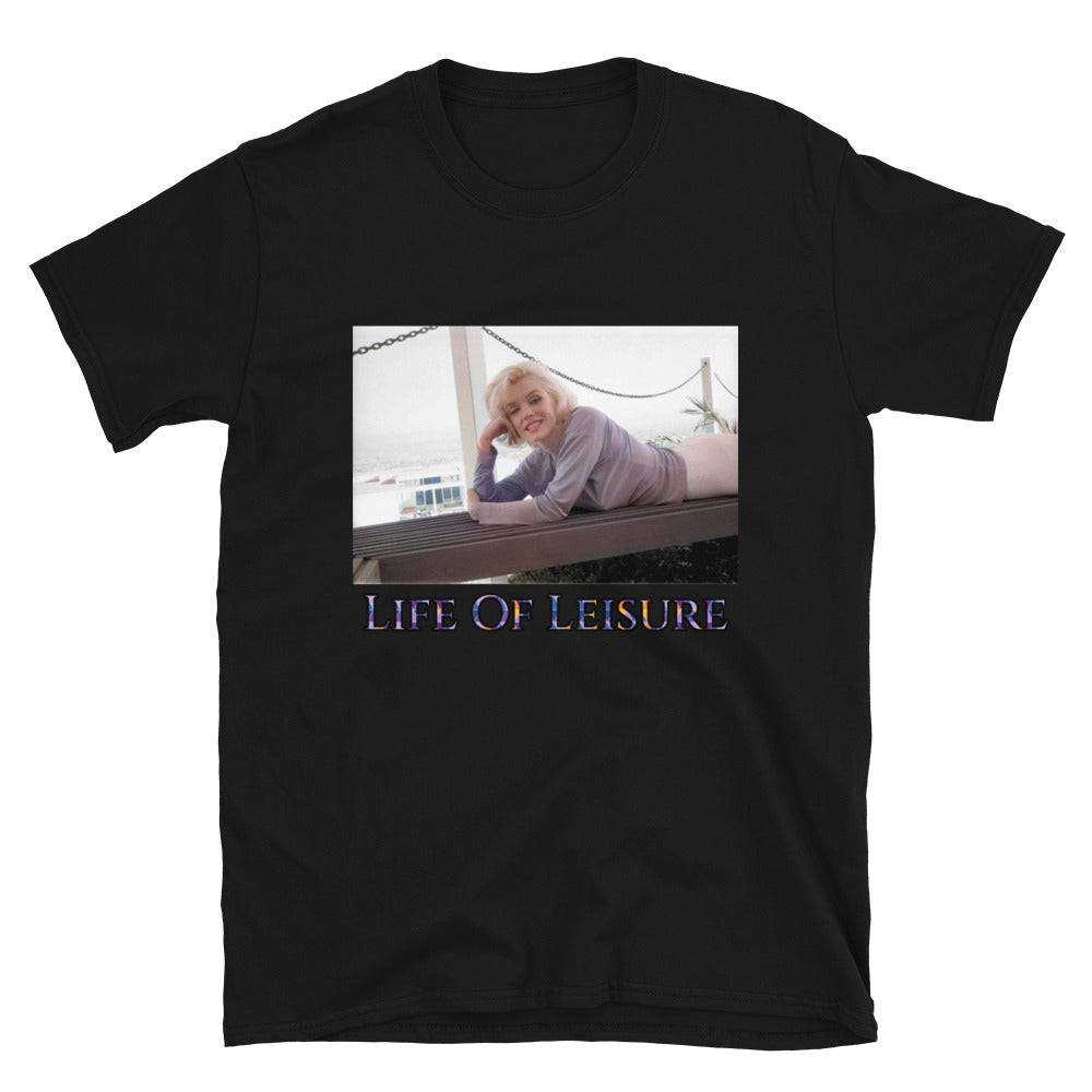 Marilyn Life Of Leisure Lounging Short-Sleeve Unisex T-Shirt